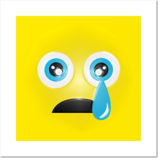 Sad emoji Posters and Art